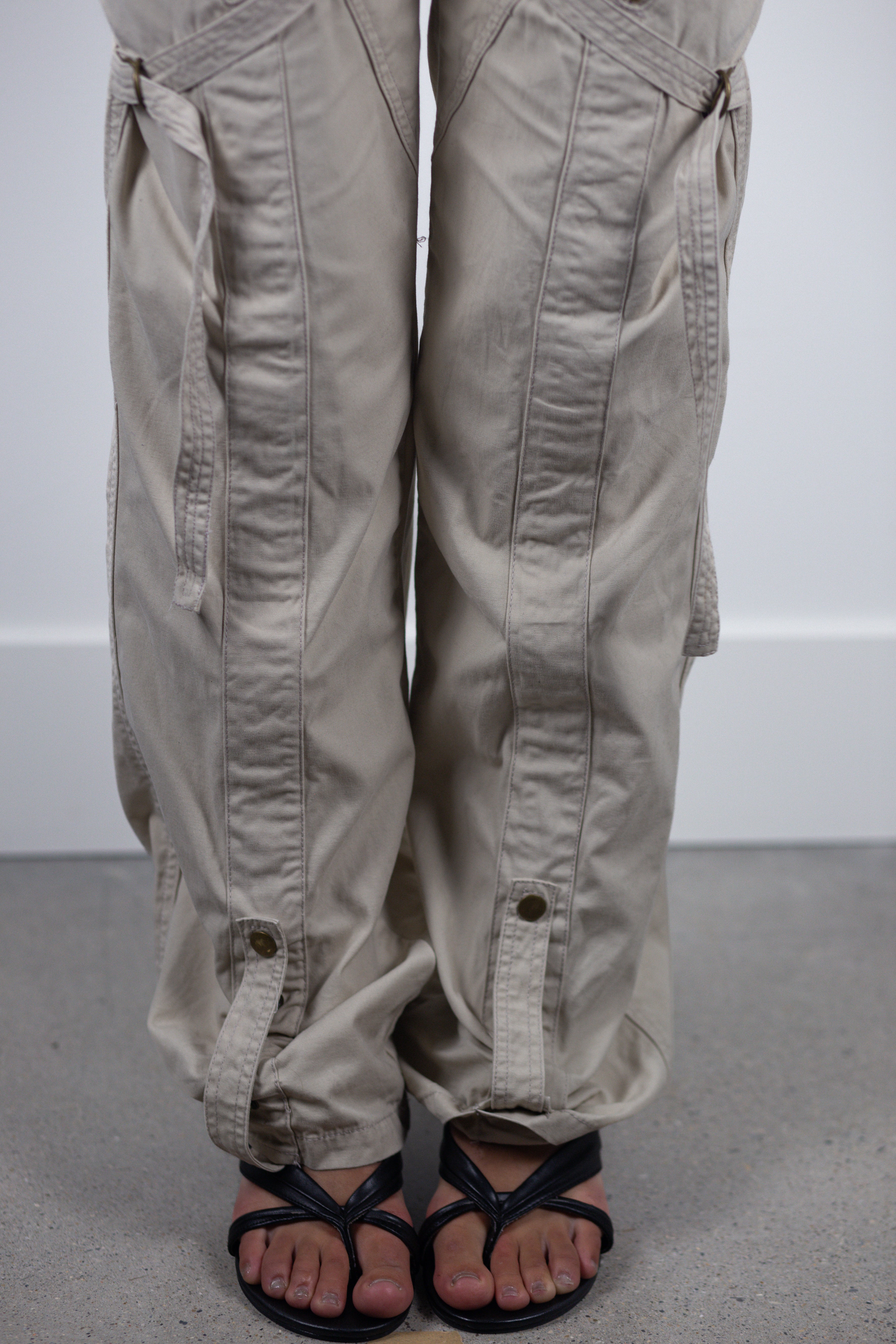 European Designer Utility Panel Cargo Pants