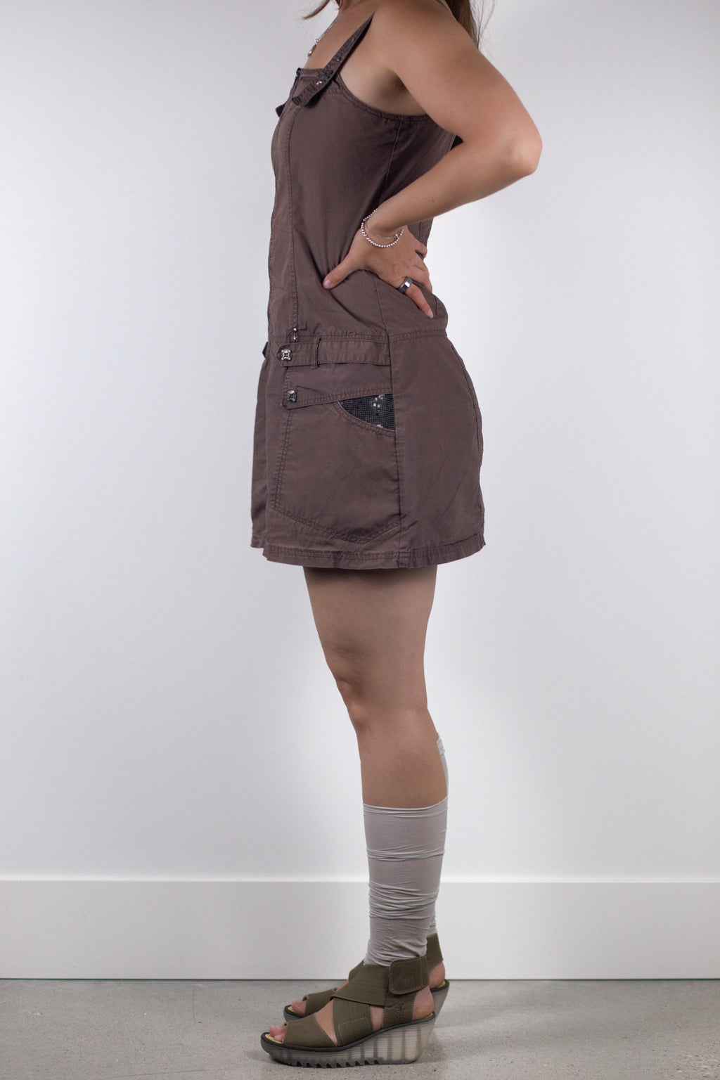 French Designer Cargo Dress