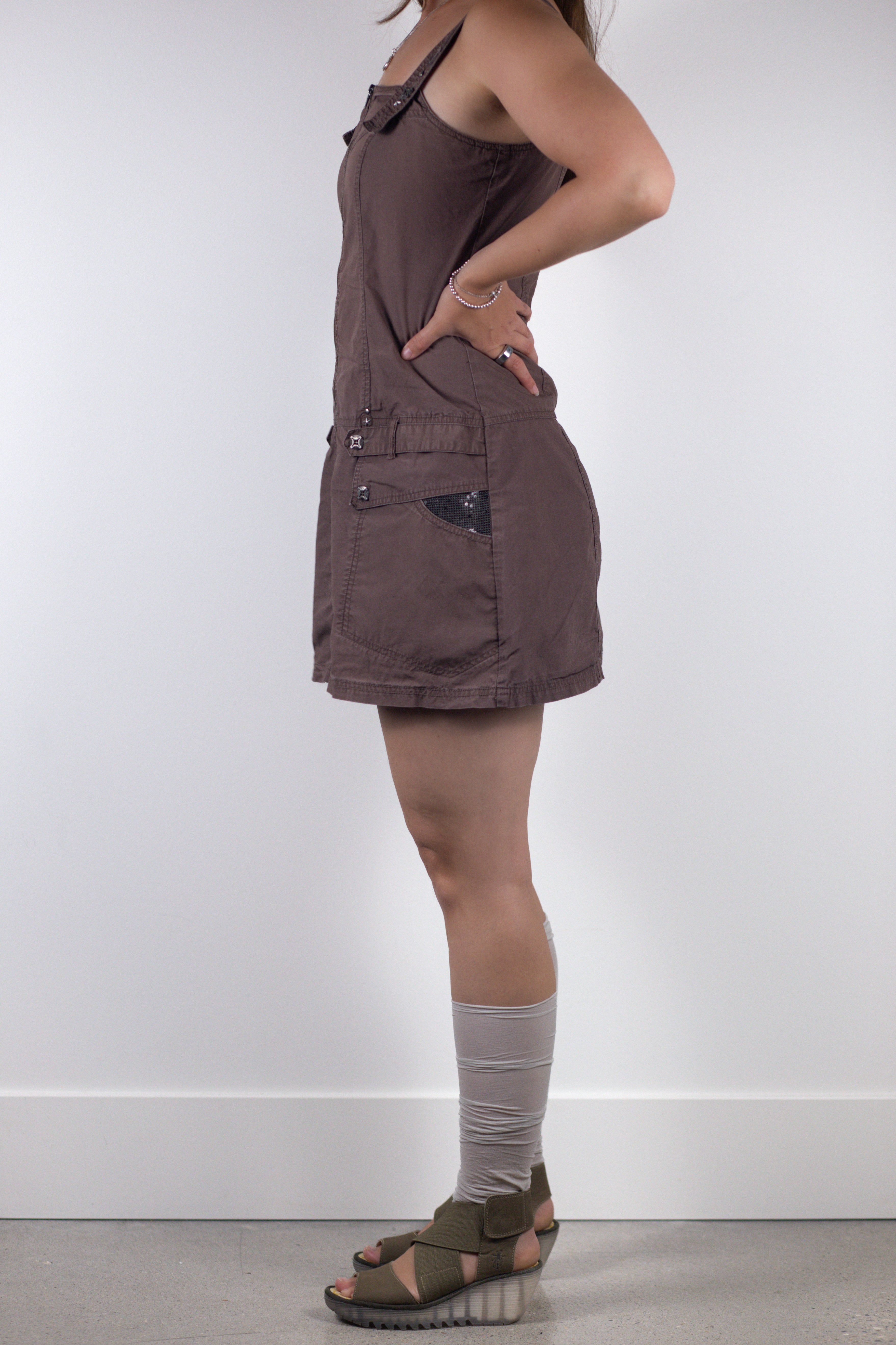 French Designer Cargo Dress