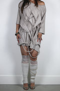 Avant-Garde Deconstructed Strap Tunic